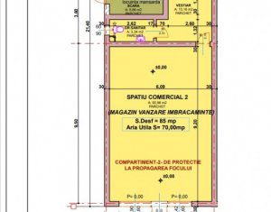 Spatiu comercial stradal 75mp, autogara Beta